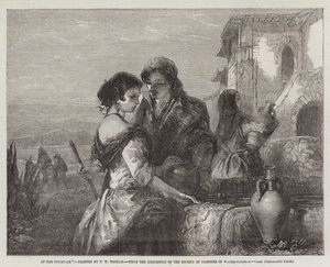 En la fuente, de la Exposición de la Sociedad de Pintores en Acuarela de Francis William Topham