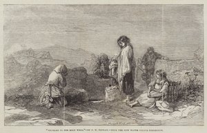 Peregrinos al pozo sagrado de Francis William Topham
