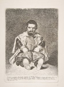 Un enano conocido como El Primo después de Diego Velázquez, 1778 de Francisco de Goya