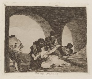 Amarga presencia (Bitter to Be Present), pl. 13 from the series Los desastres de la guerra (The Disasters of War)
