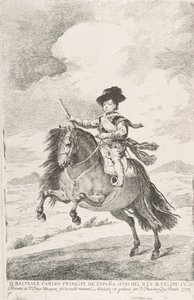 Baltasar Carlos, Príncipe de España e hijo de Felipe IV, 1778 de Francisco de Goya