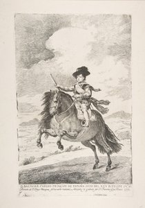 Baltasar Carlos, Príncipe de España e Hijo de Felipe IV, 1778 de Francisco de Goya