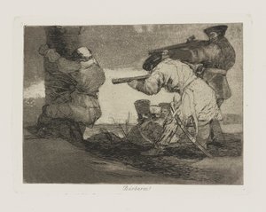 B?rbaros! (Barbarians!), pl. 38 from the series Los desastres de la guerra (The Disasters of War)