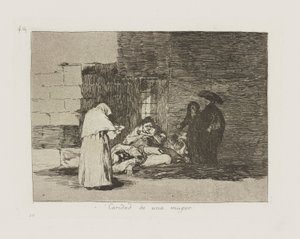 Caridad de una muger. (A Woman de Francisco de Goya