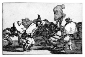 Fantasía de carnaval, 1819-1823 de Francisco de Goya