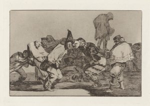 Disparate de carnaval (Carnival Folly), also known as Alegrias antrojo, que ma?ana seras ceniza (Rejoice, Carnival, for Tomorrow Thou Will Be Ashes), from the series Los disparates (Los proverbios) de Francisco de Goya