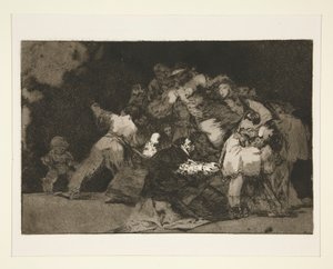 Disparate general (General Folly), pl. 9 de la serie Los proverbios de Francisco de Goya