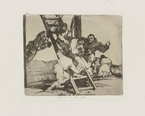 Duro es el paso! (It de Francisco de Goya