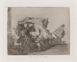 Esta no lo es menos (This Is Not Less So), Plate 67 from Los desastres de la guerra (The Disasters of War) de Francisco de Goya