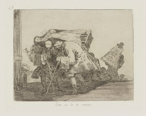 Esta no lo es menos. (This Is Not Less So), pl. 67 from the series Los desastres de la guerra (The Disasters of War)