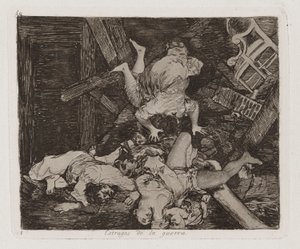 Estragos de la guerra (Ravages of War), Plate 30 from Los desastres de la guerra (The Disasters of War) de Francisco de Goya