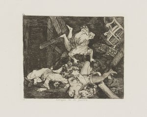 Estragos de la guerra. (Ravages of War.), pl. 30 from the series Los desastres de la guerra (The Disasters of War) de Francisco de Goya