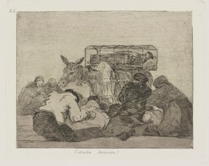 Extra?a devocion! (Strange Devotion!), pl. 66 from the series Los desastres de la guerra (The Disasters of War) de Francisco de Goya