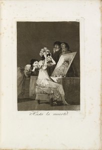 Hasta la muerte, 1799-1799 de Francisco de Goya