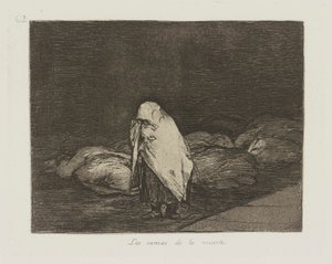 Las camas de la muerte. (The Beds of Death.), pl. 62 from the series Los desastres de la guerra (The Disasters of War) de Francisco de Goya