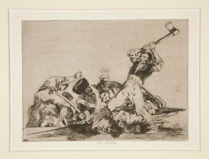 Lo mismo (The Same), pl. 3 from Los desastres de la guerra (The Disasters of War) de Francisco de Goya