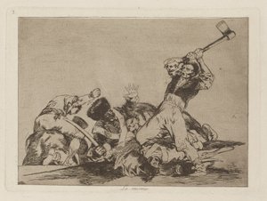 Lo mismo (The Same), pl. 3 from the series Los desastres de la guerra (The Disasters of War) de Francisco de Goya