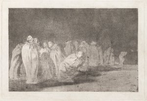 Los ensacados (The Men in Sacks), también conocido como So el sayal, hay al (Hay algo debajo del cilicio), de la serie Los dispares (Los proverbios) de Francisco de Goya