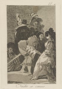 Nadie se conoce. (Nadie se conoce a sí mismo), pl. 6 de la serie Los caprichos