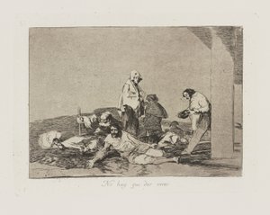 No hay que dar voces. (It de Francisco de Goya