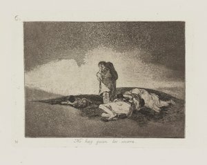 No hay quien los socorra. (There Is No One to Help Them.), pl. 60 from the series Los desastres de la guerra (The Disasters of War) de Francisco de Goya