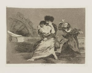 No quieren. (They Don de Francisco de Goya