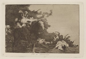 No se convienen (They Do Not Agree), Plate 17 from Los desastres de la guerra (The Disasters of War) de Francisco de Goya