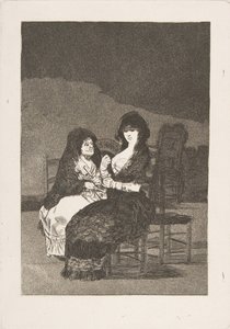 Placa 15 de Los Caprichos: Bellos consejos, 1799 de Francisco de Goya