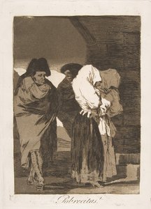 Plato 22 de Los Caprichos: ¡Pobrecitas!, 1799