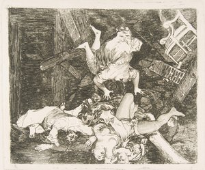 Placa 30 de Los Desastres de la Guerra: Estragos de la Guerra, 1810 de Francisco de Goya