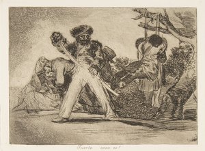 Los Desastres de la Guerra, lámina 31: Eso de Francisco de Goya
