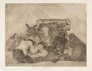 Placa 66 de Los Desastres de la Guerra de Francisco de Goya