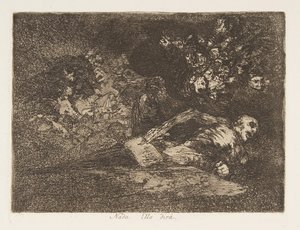Placa 69 de Los Desastres de la Guerra: No..., 1810-20, publicado 1863 de Francisco de Goya