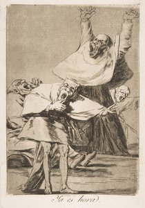 Placa 80 de Los Caprichos: Ya es hora de Francisco de Goya