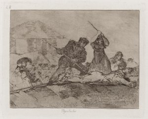 Populacho (Rabble), Plate 28 from Los desastres de la guerra (The Disasters of War) de Francisco de Goya