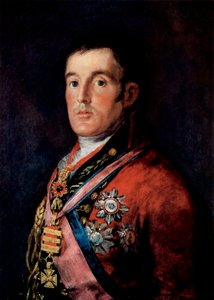Retrato del Mariscal de Campo Arthur Wellesley, 1er Duque de Wellington, c1814 de Francisco de Goya