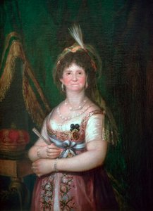 Retrato de la reina María Luisa, siglo XVIII
