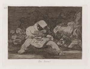 Que locura! (What Madness!), Plate 68 from Los desastres de la guerra (The Disasters of War) de Francisco de Goya