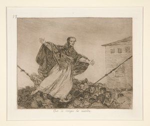 Que se rompe la cuerda (May the Cord Break), pl. 77 from Los desastres de la guerra (The Disasters of War) de Francisco de Goya
