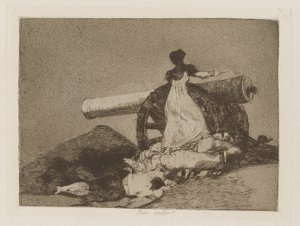 Que valor! (What Courage!), pl. 7 from the series Los desastres de la guerra (The Disasters of War) de Francisco de Goya