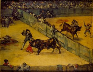 Escena en una Corrida de Toros: División de lugar de Francisco de Goya