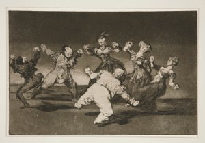 Si Marina Bayl? [sic], tome lo que hall? (Si Marion quiere bailar, entonces ella tiene que asumir las consecuencias), pl. 12 de la serie Los proverbios