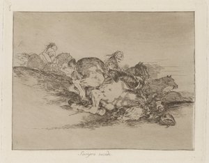 Siempre sucede (It Always Happens), pl. 8 from the series Los desastres de la guerra (The Disasters of War) de Francisco de Goya