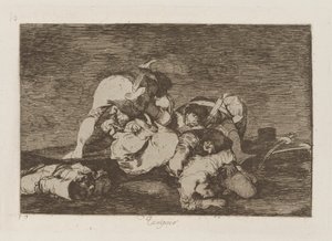 Ni (Ni [Hacen Estos] Tampoco), pl. 10 de la serie Los Desastres de la Guerra