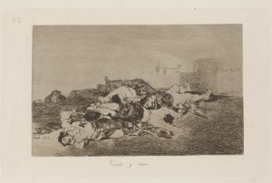 Tanto y mas (Even Worse), Plate 22 from Los desastres de la guerra (The Disasters of War) de Francisco de Goya