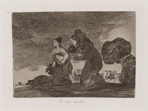 Y esto tambien (And This Too), Plate 45 from Los desastres de la guerra (The Disasters of War) de Francisco de Goya