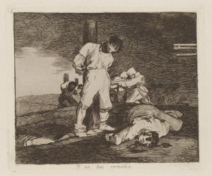 Y no hai remedio (Y ahí de Francisco de Goya