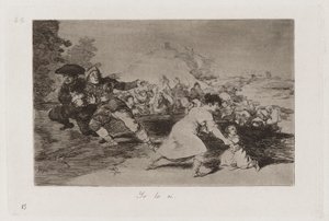 Yo lo vi (I Saw It), Plate 44 from Los desastres de la guerra (The Disasters of War) de Francisco de Goya