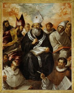 Saint Basile dictant sa doctrine - San Basilio dictando sus dogmas ...