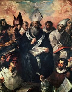 San Basilio Dictando su Doctrina